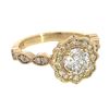 Image 2 : 1.21 ctw Diamond Ring - 14KT White Gold