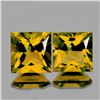 Image 1 : Natural Golden Yellow Tourmaline Pair  {Flawless-VVS}