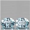 Image 1 : Natural Light Sky Blue Aquamarine Pair [Flawless-VVS]