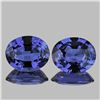 Image 1 : Natural Intense Violet Blue Sapphire Pair {Flawless-VVS}