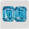 Image 1 : Natural Cambodian Blue Zircon Pair {Flawless-VVS1}