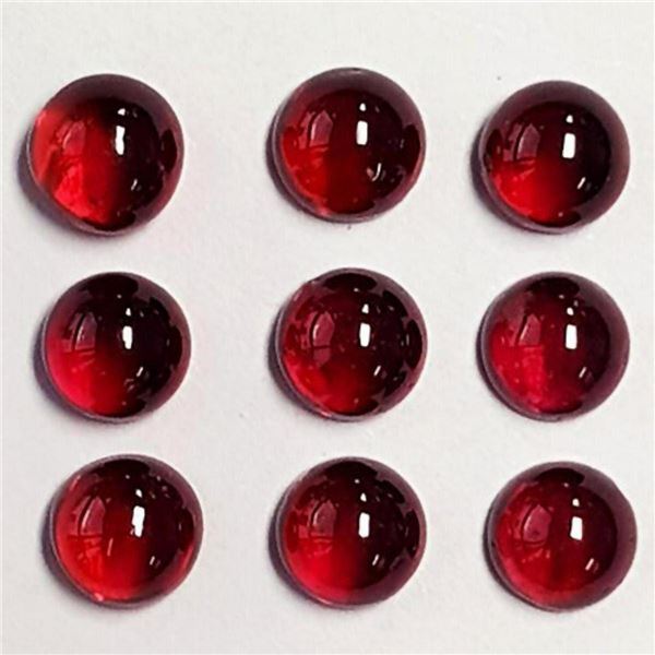 Natural Pink Red Rhodolite Garnet 9 Pcs {Flawless-VVS}