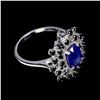 Image 2 : Blue Sapphire Black Spinel Gemstone 925 Sterling Silver Jewelry Ring