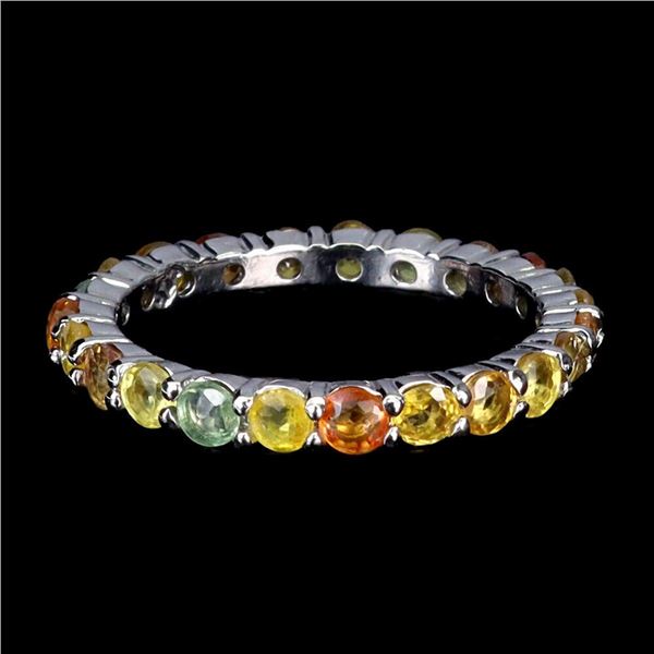 Natural  Sapphire Eternity Ring