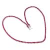 Image 2 : Natural Pigeon Blood Red Ruby Necklace