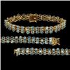 Image 1 : Natural Seafoam Blue  Zircon Bracelet
