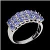 Image 1 : Natural Violet Blue Tanzanite  Ring