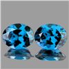 Image 1 : Natural London Blue Topaz Pair {Flawless-VVS1}