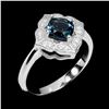 Image 2 : Natural London Blue Topaz Ring