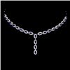 Image 1 : Natural Stunning Oval Blue Sapphire Necklace