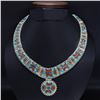 Image 1 : Tibet Natural Stone Tribal Queen Royal Necklace