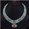 Image 1 : Tibet Natural Stone Tribal Queen Royal Necklace