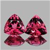 Image 1 : Natural Trillion Pink Tourmaline Pair {Flawless-VVS}