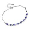 Image 2 : Natural Oval Blue Sapphire Bracelet