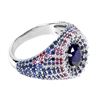 Image 2 : Natural Sapphire & Kayanite Ring