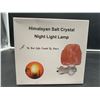 Image 1 : Himalayan Salt Crystal Night Light Lamp