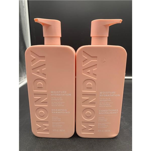 Monday Moisture Hydration Shampoo & Conditioner (2 x 887ml)