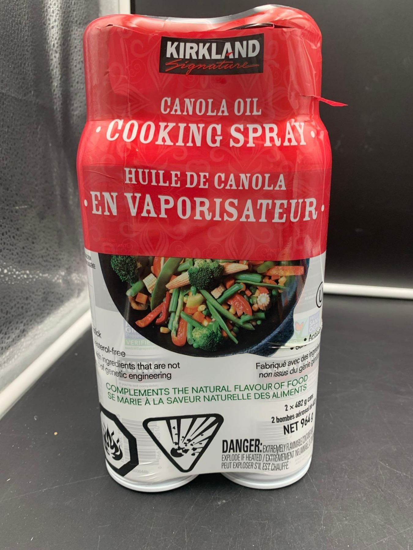 Kirkland Canola Oil Cooking Spray (2 x 482g)