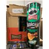 Image 1 : CASE LOT- Pringles Scorchin Hot SOur Cream & Onion 14 x 156g