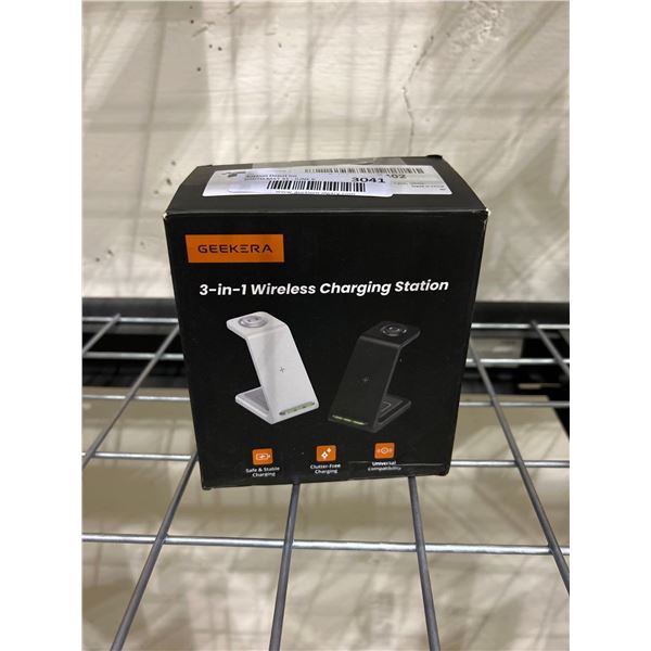Geekera 3 in 1 Wireless Charging Station