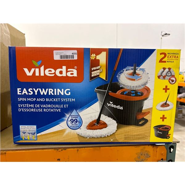 Vileda Easy Wring Spin Mop and Bucket System