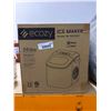 Image 1 : Black Ecozy Ice Maker Self Cleaning 26lbs