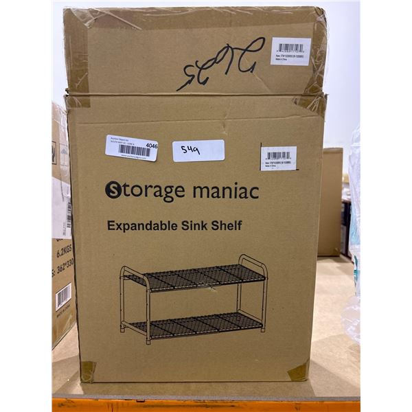 Storage Maniac Expandable Sink Shelf