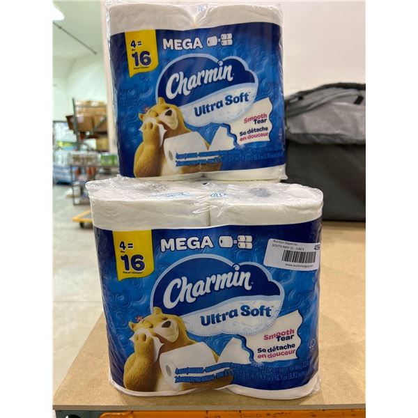 Charmin Ultra Soft Mega Rolls 2 x 4 Rolls