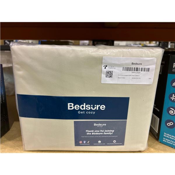 Bedsure Duvet Cover Set Washed Cotton 104 x 90