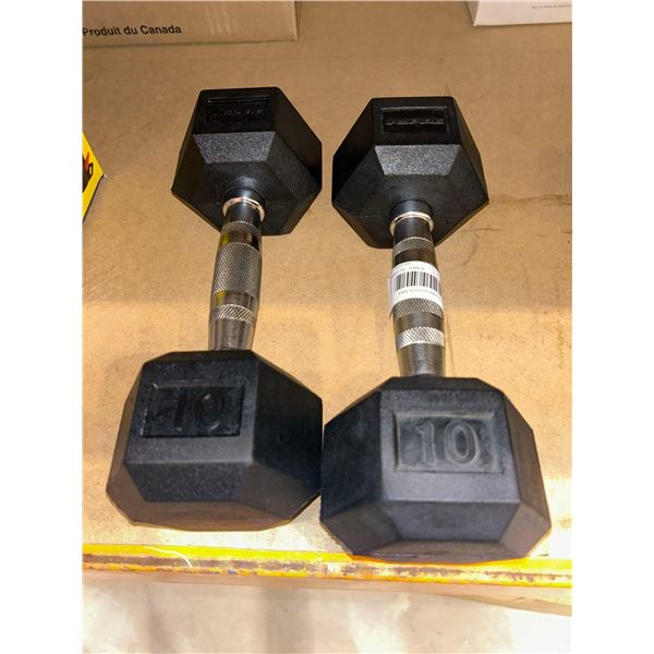 Lot of 2 Dumbells 10lbs Each