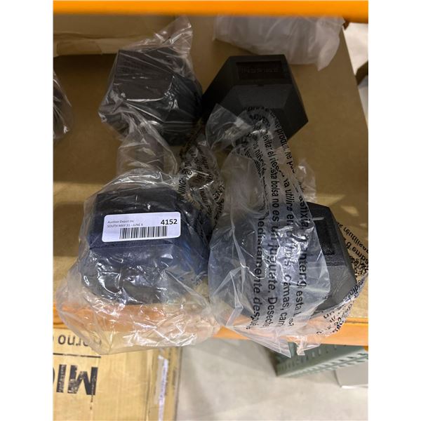 Lot of 2 Dumbells 25 lbs Each