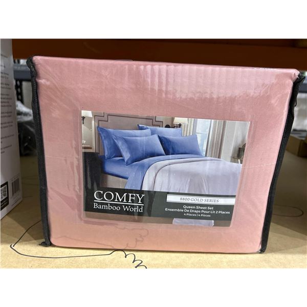 Comfy Bamboo World 8800Gold Series Queen Sheet Set