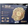 Image 1 : ROKR 3D Wooden Puzzle 12" Wall Clock – DIY 168 PCS Mechanical Model Toys Home Decor,Time Ar
