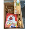 Image 2 : Box Lot of Misc Reusable Holiday Gift And Wine Bags