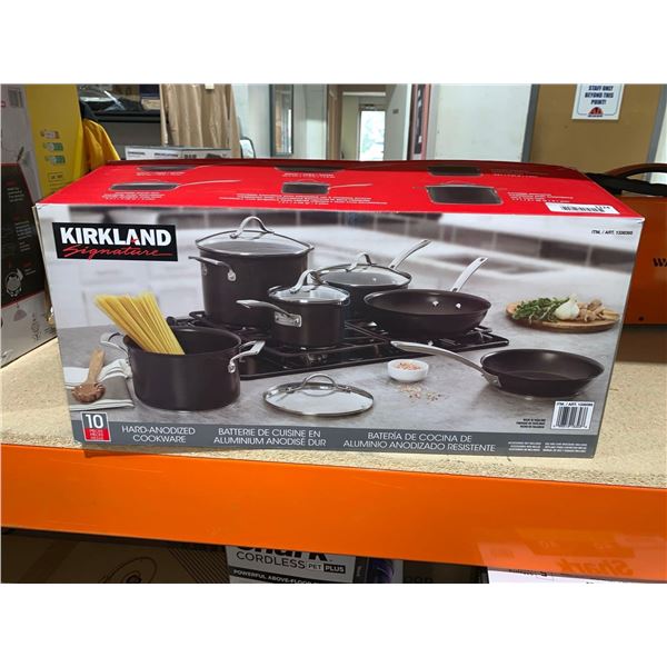 Kirkland Signature 10 Pcs Hard-Anodized Cookware