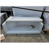 Image 1 : Maax 60 inch white acrylic walk in shower with back splash wall surround freight claim item