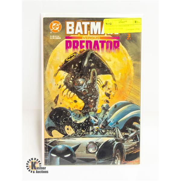 BATMAN VS PREDATOR #3 --- VARIANT COVER