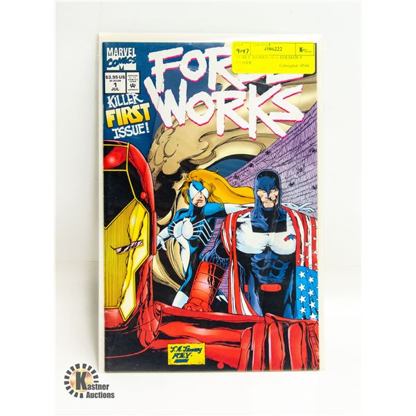 FORCE WORKS #1 --- FOLD-OUT COVER