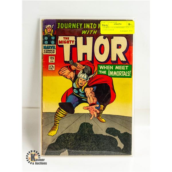 JOURNEY INTO MYSTERY #125 --- 12 CENT COVER