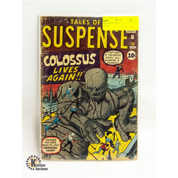TALES OF SUSPENSE #20 --- 10 CENT COVER