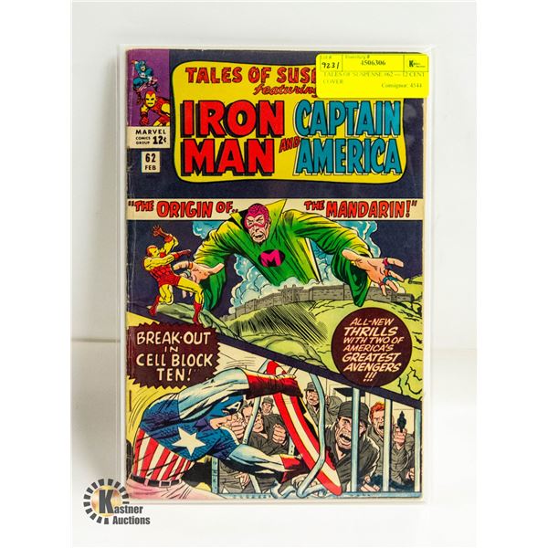 TALES OF SUSPENSE #62 --- 12 CENT COVER