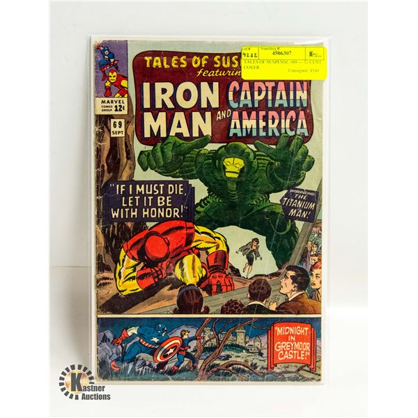 TALES OF SUSPENSE #69 --- 12 CENT COVER
