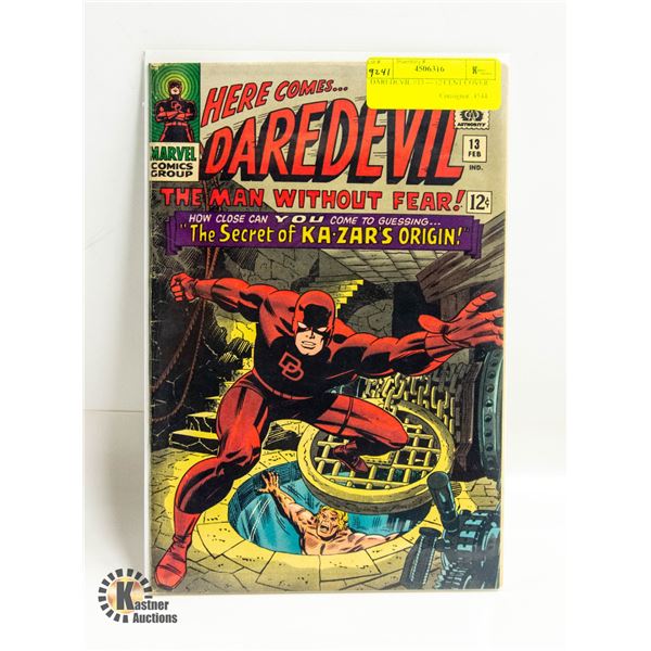 DAREDEVIL #13 --- 12 CENT COVER