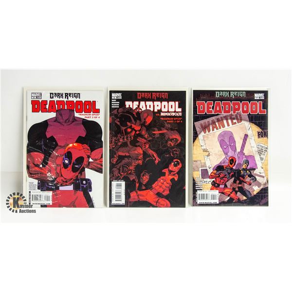 DEADPOOL --- 3 COMICS