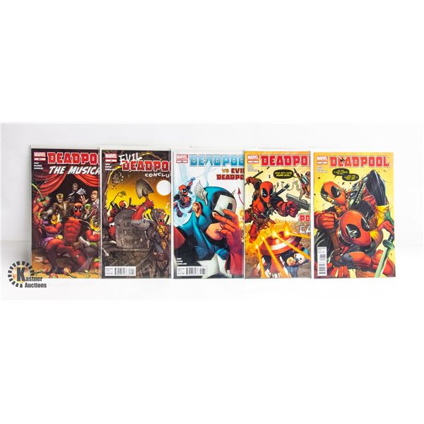 DEADPOOL --- 5 COMICS