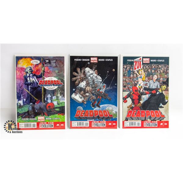 DEADPOOL --- 3 COMICS