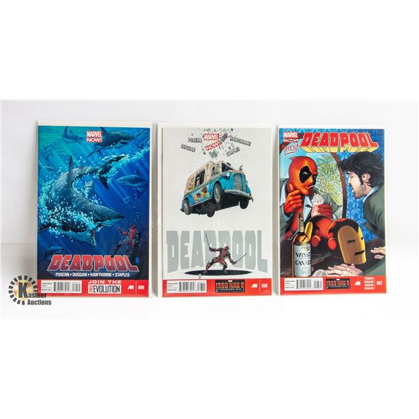DEADPOOL --- 3 COMICS