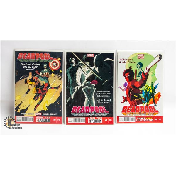 DEADPOOL --- 3 COMICS
