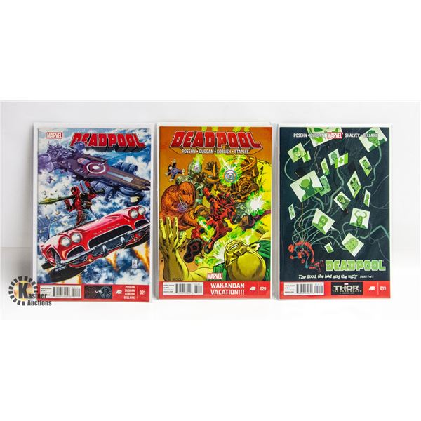 DEADPOOL --- 3 COMICS