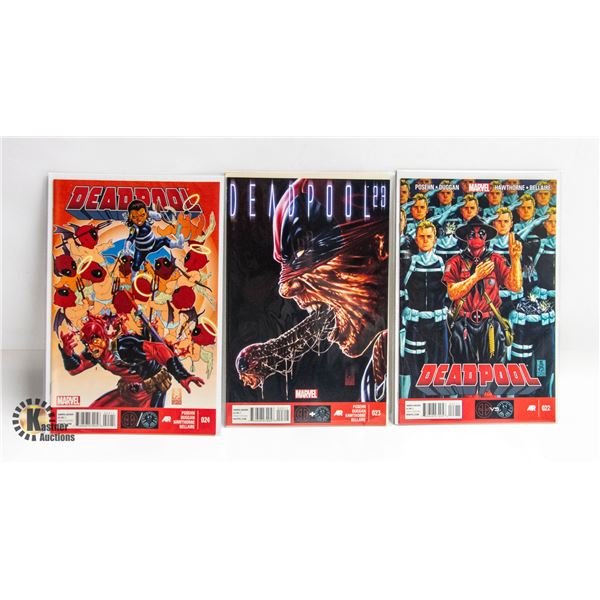 DEADPOOL --- 3 COMICS